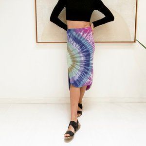 Tie Dye Skirt in luxury fabric